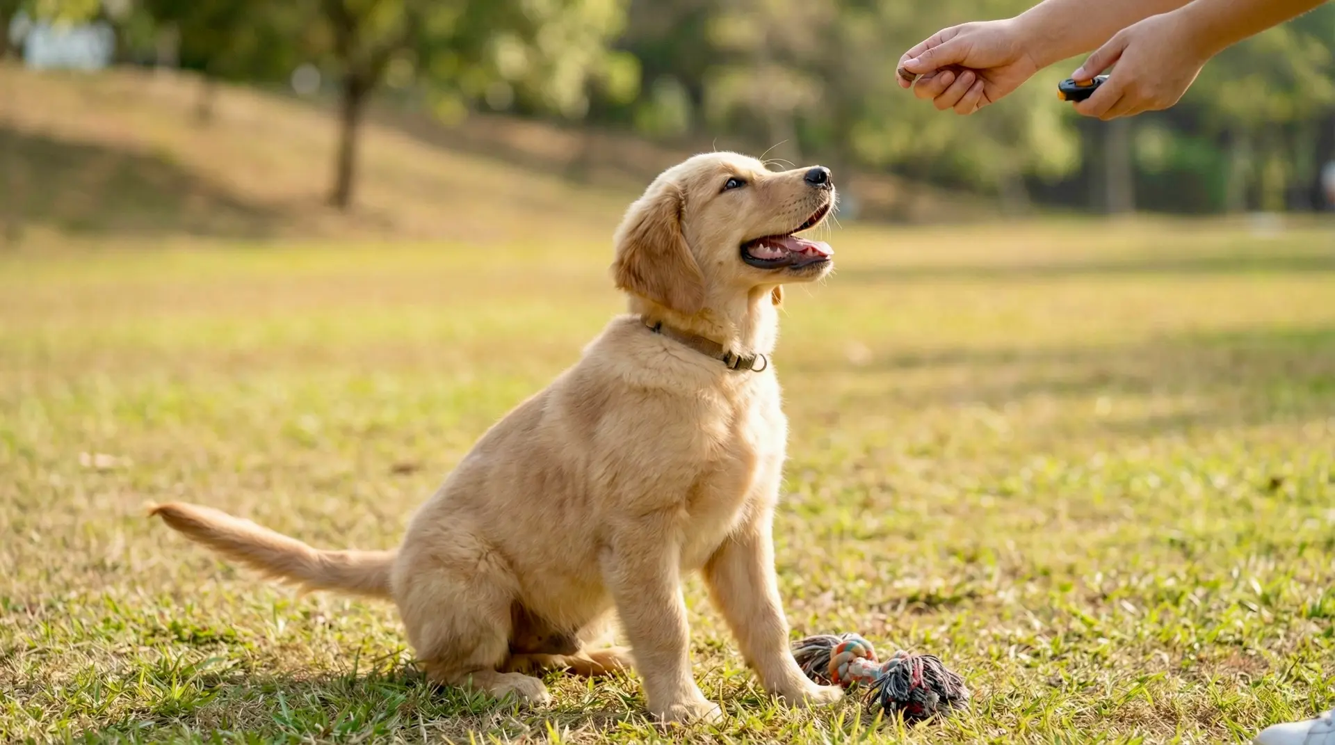Positive reinforcement dog training Bengaluru, reward-based obedience session